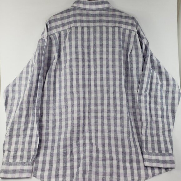 Jos. A. Bank Reserve Linen 2XL XXL Long Sleeve Button Shirt Casual Beach Resort - Picture 5 of 9